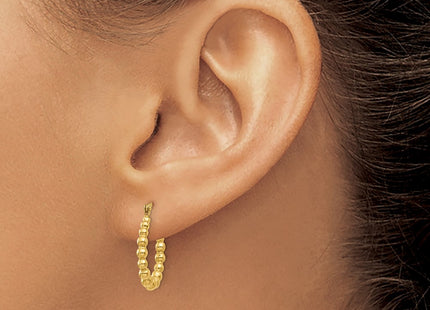 14k Yellow Gold Earrings Style TL757 - Classique Jewelry Inc.