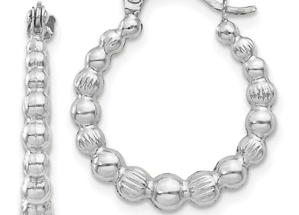 14k White Gold Earrings Style TL757W - Classique Jewelry Inc.