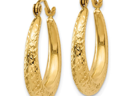 14k Yellow Gold Earrings Style TL776 - Classique Jewelry Inc.