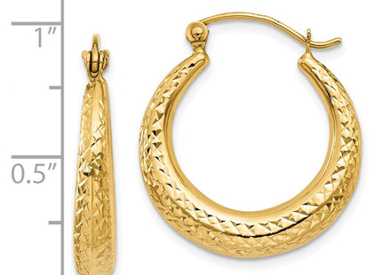 14k Yellow Gold Earrings Style TL776 - Classique Jewelry Inc.