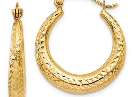 14k Yellow Gold Earrings Style TL776 - Classique Jewelry Inc.
