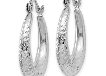 14k White Gold Earrings Style TL777 - Classique Jewelry Inc.