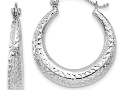 14k White Gold Earrings Style TL777 - Classique Jewelry Inc.