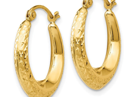 14k Yellow Gold Earrings Style TL778 - Classique Jewelry Inc.