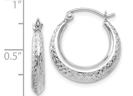 14k White Gold Earrings Style TL779 - Classique Jewelry Inc.