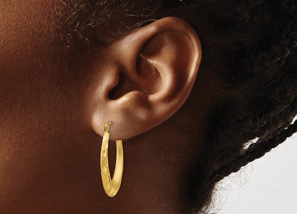 14k Yellow Gold Earrings Style TL782 - Classique Jewelry Inc.