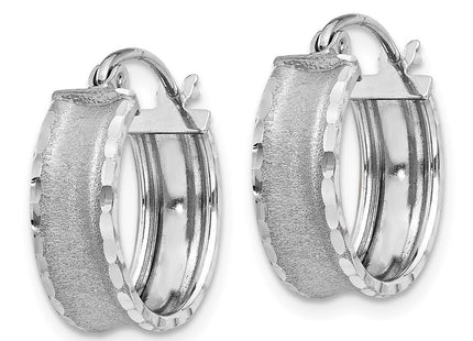 14k White Gold Earrings Style TL789 - Classique Jewelry Inc.