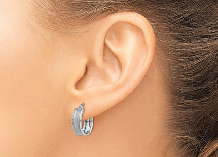 14k White Gold Earrings Style TL789 - Classique Jewelry Inc.