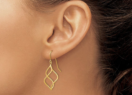 14k Yellow Gold Earrings Style TL830 - Classique Jewelry Inc.