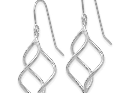14k White Gold Earrings Style TL831 - Classique Jewelry Inc.