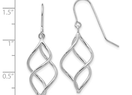 14k White Gold Earrings Style TL831 - Classique Jewelry Inc.