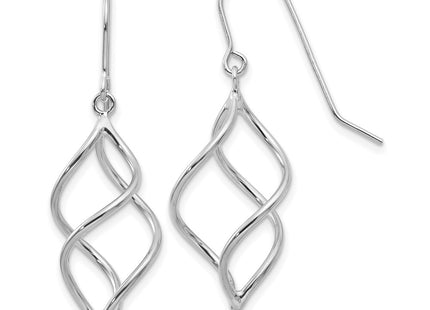14k White Gold Earrings Style TL831 - Classique Jewelry Inc.