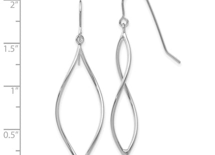 14k White Gold Earrings Style TL837 - Classique Jewelry Inc.