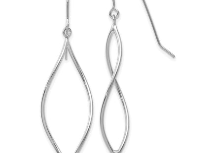 14k White Gold Earrings Style TL837 - Classique Jewelry Inc.