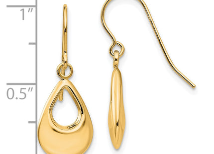 14k Yellow Gold Earrings Style TL846Y - Classique Jewelry Inc.