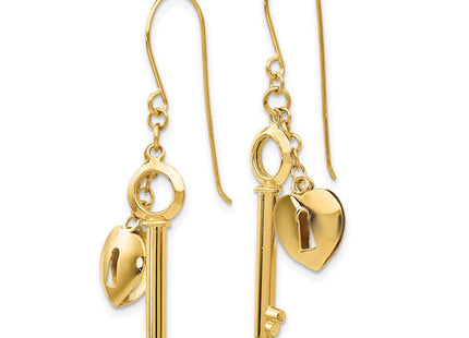 14k Yellow Gold Earrings Style TL869 - Classique Jewelry Inc.
