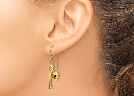 14k Yellow Gold Earrings Style TL869 - Classique Jewelry Inc.