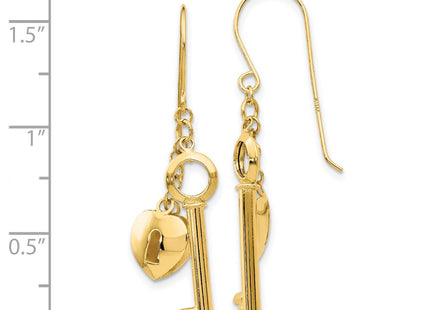 14k Yellow Gold Earrings Style TL869 - Classique Jewelry Inc.