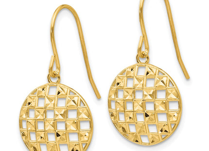 14k Yellow Gold Earrings Style TL886 - Classique Jewelry Inc.