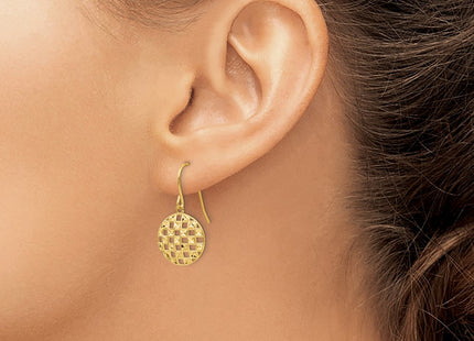 14k Yellow Gold Earrings Style TL886 - Classique Jewelry Inc.