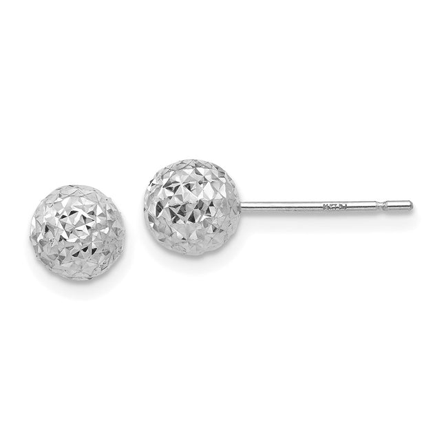 14k White Gold Earrings Style TL908 - Classique Jewelry Inc.