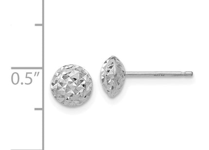14k White Gold Earrings Style TL914 - Classique Jewelry Inc.