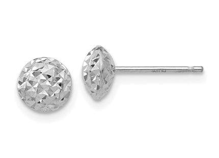 14k White Gold Earrings Style TL914 - Classique Jewelry Inc.