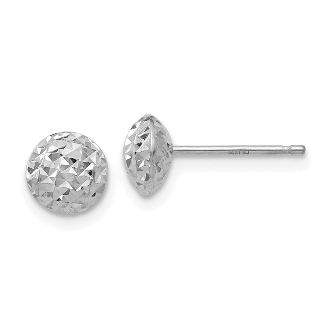 14k White Gold Earrings Style TL914 - Classique Jewelry Inc.