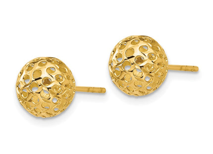 14k Yellow Gold Earrings Style TL916 - Classique Jewelry Inc.