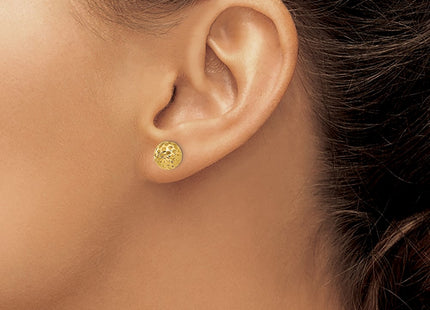 14k Yellow Gold Earrings Style TL916 - Classique Jewelry Inc.