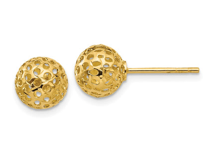 14k Yellow Gold Earrings Style TL916 - Classique Jewelry Inc.