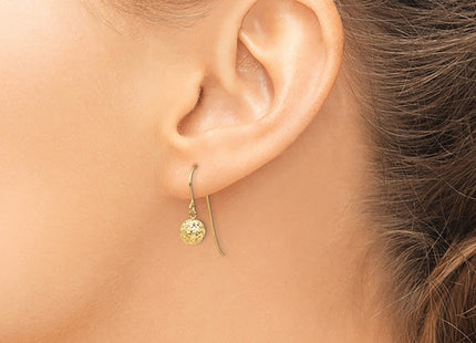 14k Yellow Gold Earrings Style TL923 - Classique Jewelry Inc.