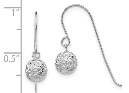 14k White Gold Earrings Style TL924 - Classique Jewelry Inc.