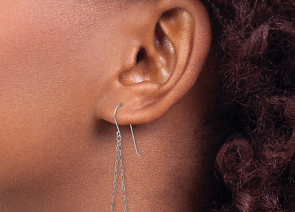 14k White Gold Earrings Style TL929 - Classique Jewelry Inc.