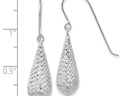 14k White Gold Earrings Style TL934W - Classique Jewelry Inc.
