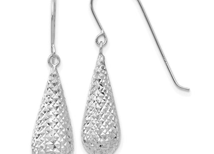 14k White Gold Earrings Style TL934W - Classique Jewelry Inc.