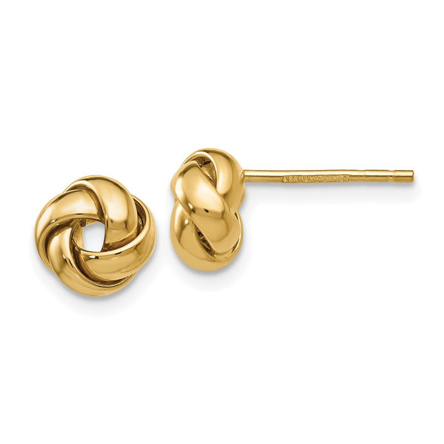 14k Yellow Gold Earrings Style TL942 - Classique Jewelry Inc.