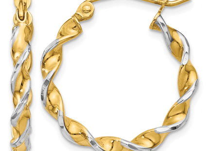 14K gold hoop earrings
