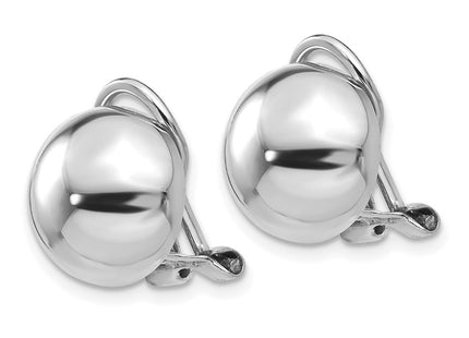 14k White Gold Earrings Style TM286 - Classique Jewelry Inc.