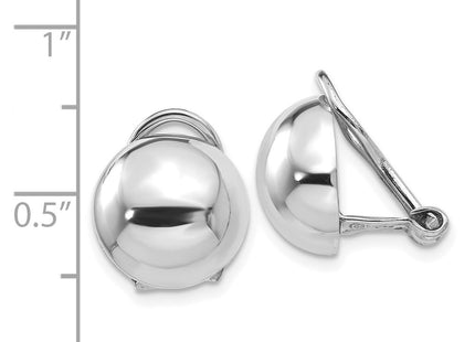 14k White Gold Earrings Style TM286 - Classique Jewelry Inc.