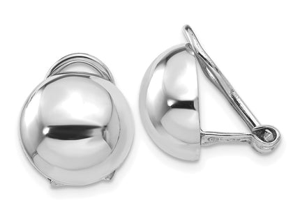 14k White Gold Earrings Style TM286 - Classique Jewelry Inc.