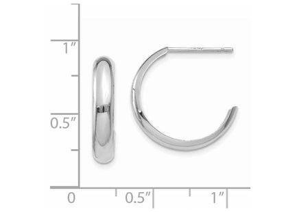 14k White Gold Earrings Style TM402 - Classique Jewelry Inc.