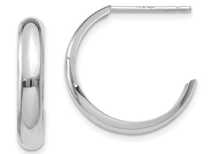 14k White Gold Earrings Style TM402 - Classique Jewelry Inc.