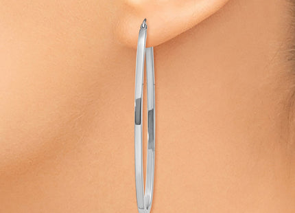 14k White Gold Earrings Style TM494 - Classique Jewelry Inc.
