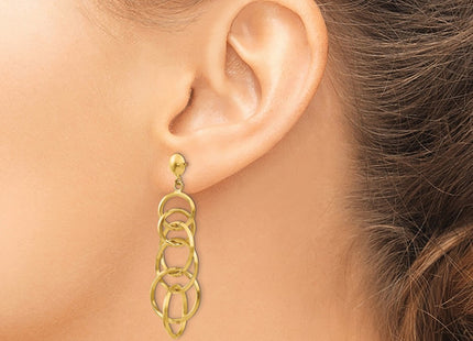 14k Yellow Gold Earrings Style TM545 - Classique Jewelry Inc.