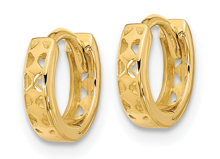 14k Yellow Gold Earrings Style TM581 - Classique Jewelry Inc.
