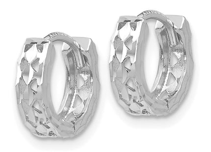 14k White Gold Earrings Style TM582 - Classique Jewelry Inc.