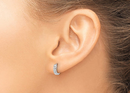 14k White Gold Earrings Style TM582 - Classique Jewelry Inc.