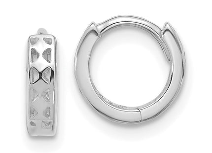 14k White Gold Earrings Style TM582 - Classique Jewelry Inc.