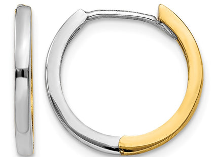 14K gold hoop earrings